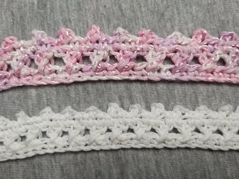 Видео: Крючок для начинающих. Урок 51. Кайма крючком.