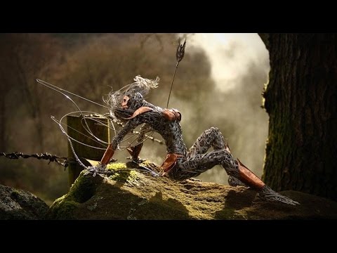 Видео: На это можно смотреть вечно (Скульптуры фей из проволоки)