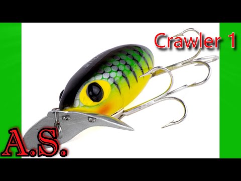 Видео: кролер кроулер Crawler   интересный воблер на голавля  снасти