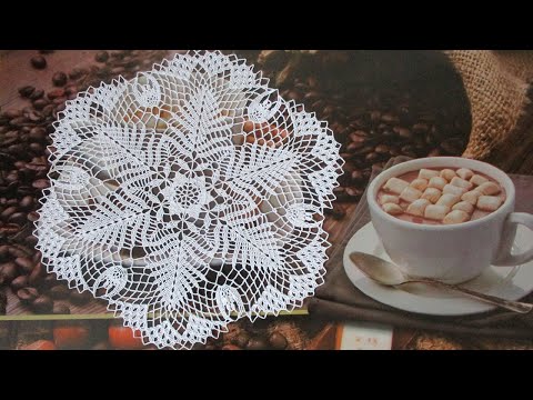 Видео: САЛФЕТКА "ХРУСТАЛЬНАЯ" КРЮЧКОМ: МАСТЕР КЛАСС. ЧАСТЬ 1