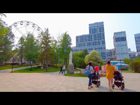 Видео: Walking in Ekaterinburg. Amusement Park Mayakovskogo (ЦПКиО им.Маяковского) |4K| - Spring 2023 (May)
