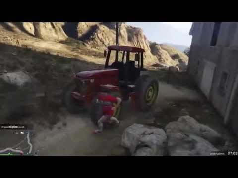 Видео: Бубнов в GTA Online: тракторист беспредельщик