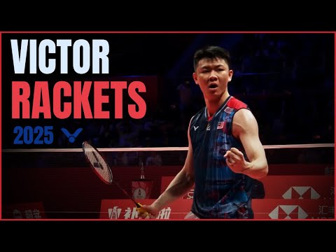 Видео: Какие ракетки используют игроки Victor в 2025 году?