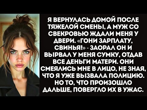 Видео: «Гони зарплату, свинья! Моей маме нужны сапоги!» — муж вырвал у меня сумку на пороге.