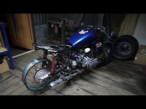 Видео: Делаю широкое колесо на МТ Cafe Racer Разварка обода Урал Днепр