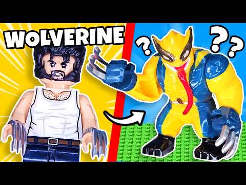 Видео: Распаковка ВСЕХ ПОДДЕЛЬНЫХ минифигурок LEGO WOLVERINE...