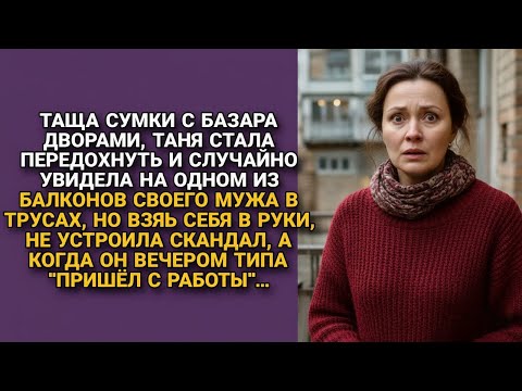 Видео: Таня увидела мужа на чужом балконе в трусах, но не закатила скандал, а когда он пришёл...