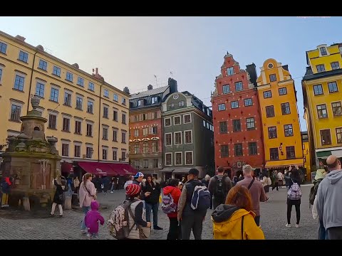 Видео: Стокгольм Центр Старый Город прогулка