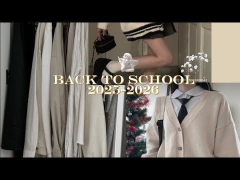 Видео: BACK TO SCHOOL 2025-2026🏫🎓🛍🩰//Обзор на мои оутфиты в школу 🛍🩰🎀//
