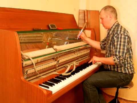 Видео: Скоростная настройка пианино , Piano Tuning