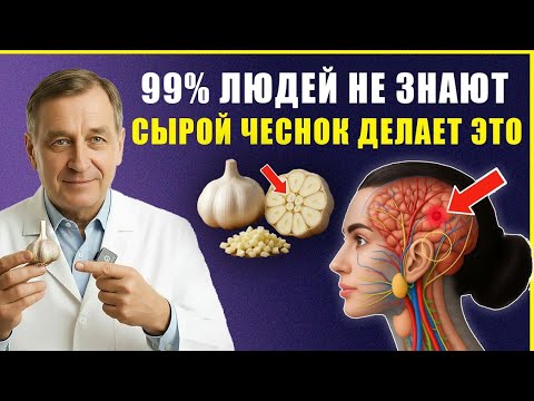 Видео: Сырой Чеснок Вызывает Необратимые Изменения в Вашем Организме — Особенно После 60