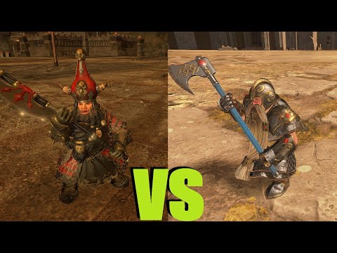 Видео: Воины Гномов Хаоса(тяж оружие) vs Долгобороды(тяж оружие): Total War Warhammer 3.тесты юнитов v3.0.0