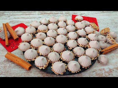 Видео: Бюджетный ЗИМНИЙ Десерт! ШОКОЛАДНОЕ БЕЗЕ с КОРИЦЕЙ и ОРЕХАМИ! Вкуснейший!