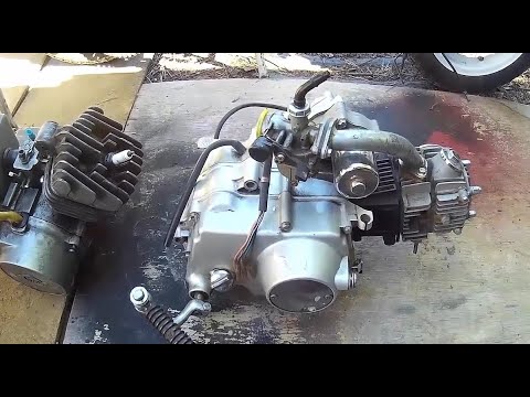 Видео: Мини мокик Стелла ставим КИТАЙСКИЙ ДВИГАТЕЛЬ вместо РОДНОГО ДВУХТАКТНОГО