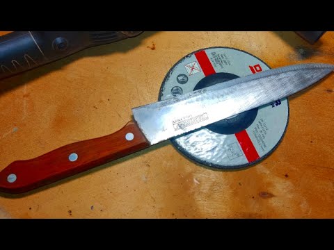 Видео: Как ЗАТОЧИТЬ НОЖ как лезвие за МИНУТУ