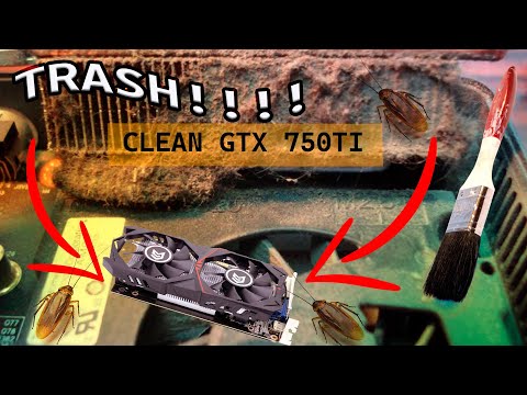 Видео: Обслуживание старой видеокарты GTX 750Ti 2Gb в 2022 году