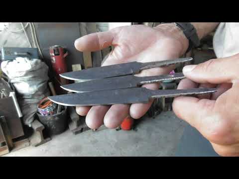 Видео: Нож из рельсовой стали часть 3, новая закалка, тест
