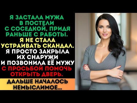 Видео: Я застала мужа с соседкой и позвонила её мужу. Но дальше началось немыслимое...