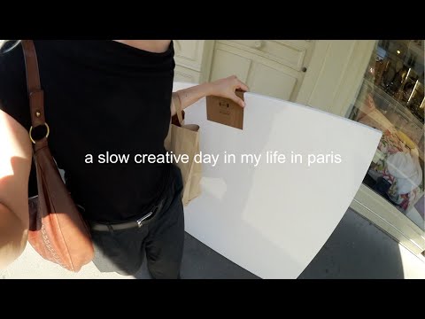 Видео: медленный творческий день из моей жизни в Париже (мини-блог)
