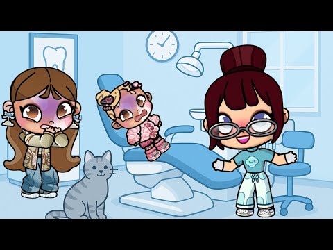 Видео: 🦷У КИРЫ ВЫПАЛ ЗУБ!🦷/Кира очень боится стоматолога!/Avatar world 🌎 