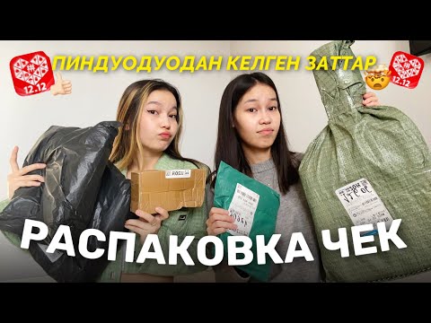 Видео: РАСПАКОВКА ЧЕК/ ПИНДУОДУО заттарына АНПАКИНГ🤯😍/ Алия Мерей