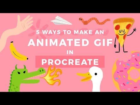 Видео: 5 способов создать анимированный GIF в Procreate