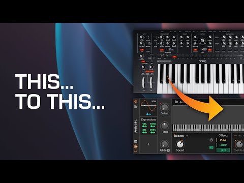 Видео: Быстрый рабочий процесс сэмплера для аналоговых синтезаторов в Bitwig