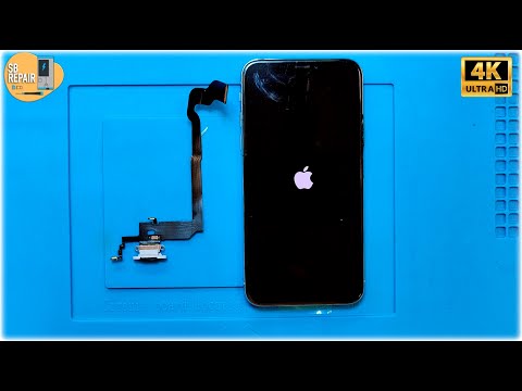 Видео: Замена разъема зарядки Apple iPhone X #iphonex #ремонт #apple