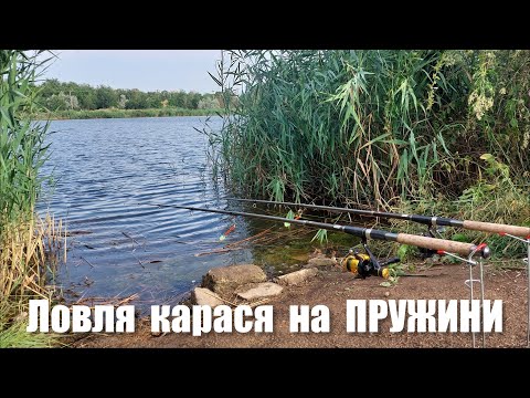 Видео: Рибалка на снасть ВБИВЦЯ КАРАСЯ. Наловив карася на ПРУЖИНИ.