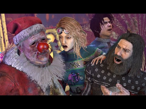 Видео: [SFM] Dead By Daylight Animation - Санта-клоун едет в город