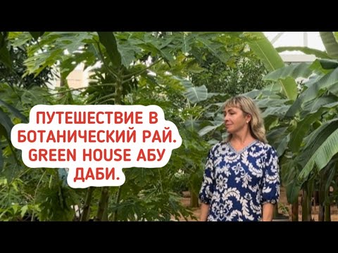 Видео: Путешествие в ботанический рай среди песков. Green House Al Samhah. Оазис счастья в пустыне.