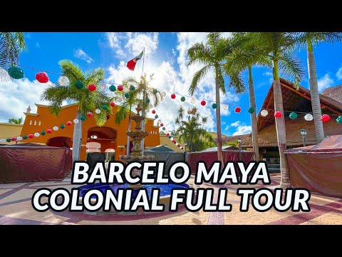 Видео: 🌴🌴 ПОЛНЫЙ ТУР BARCELO MAYA COLONIAL - Ривьера Майя, Мексика