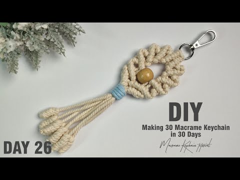 Видео: День 26 | Делаем 30 брелоков в технике макраме за 30 дней