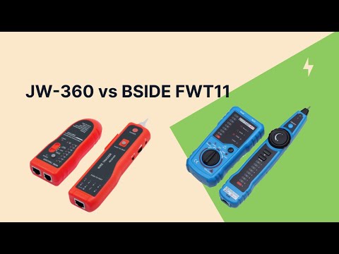 Видео: Сравнение LAN-тестера JW-360 для витой пары с тестером BSIDE FWT11
