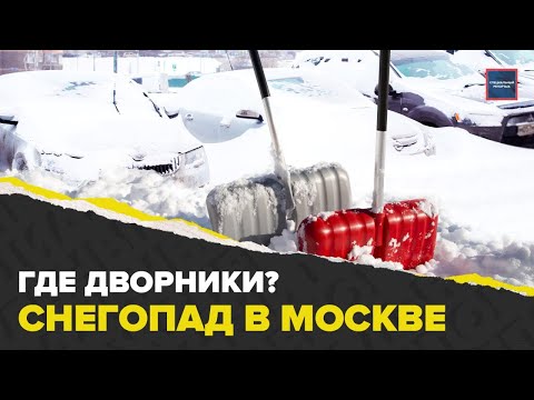 Видео: Нехватка дворников в Москве | Кто убирает последствия снегопада | Зарплата дворника
