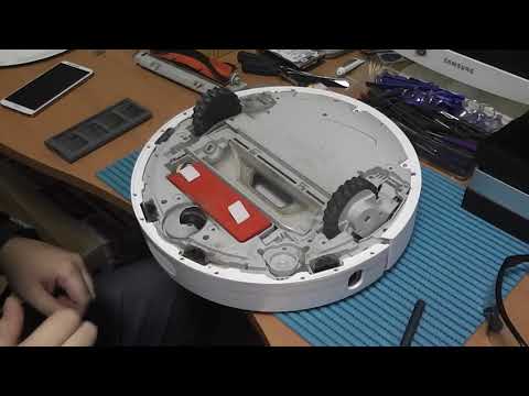 Видео: Xiaomi mi robot vacuum cleaner ошибка 17. Не работает боковая щетка. Разборка.