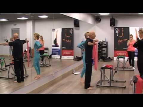 Видео: "Робота на стуле пилатес с резиной" Zest St.Petersburg 2014 Гидеон Авраами (Израиль)