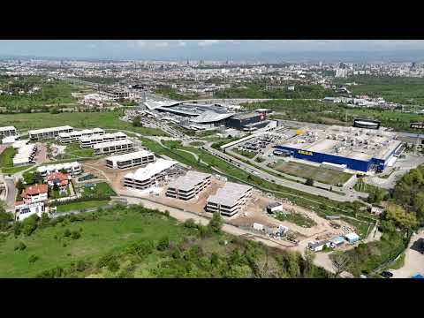 Видео: Вилна зона Симеоново - север, София, България, април 2025