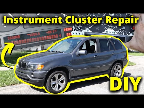 Видео: Как отремонтировать ЖК-дисплей приборной панели X5 E53 (исправление битых пикселей!)