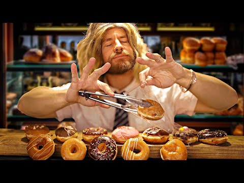 Видео: 🍩АСМР🍩 самый хипстерский магазин пончиков на свете (для сна)