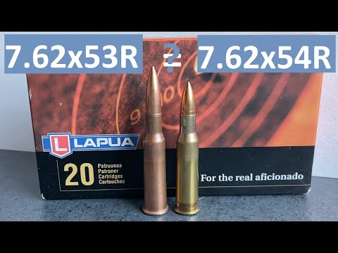 Видео: 7.62x53R (Lapua) и 7.62х54R - ищем отличия