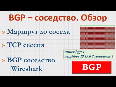 Видео: 6.2 BGP (Border Gateway Protocol). Часть 2. Соседские отношения. Начало