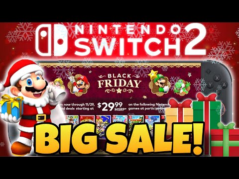 Видео: Nintendo только что объявила о распродажах в Черную пятницу 2025 года!