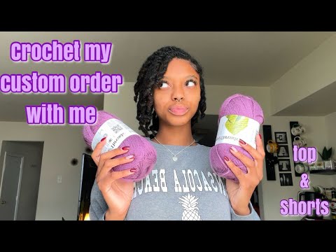 Видео: Свяжу крючком шорты и топ по индивидуальному заказу | raymadethat 💜