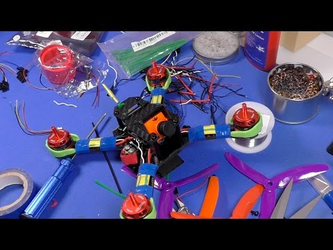 Видео: Сборка гоночного квадрокоптера (Realacc X210 KIT)