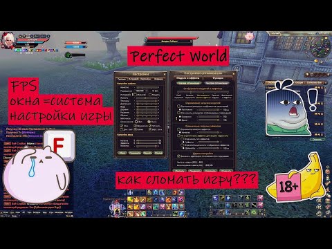 Видео: Perfect World — Мои настройки в PW как сделать стабильнее FPS. #perfectworld