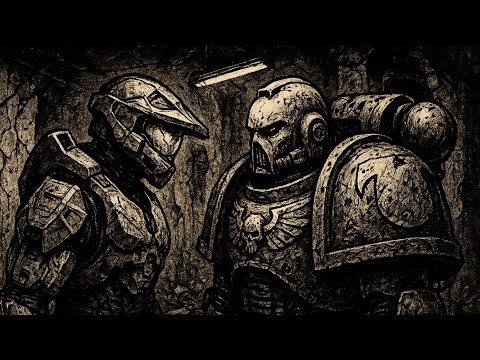 Видео: Что было бы, если бы Мастер Чиф попал в Warhammer 40K?