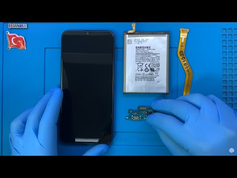 Видео: Замена аккумулятора и зарядного устройства Samsung Galaxy M20