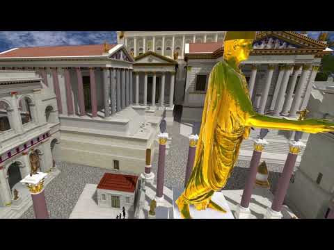 Видео: Визуализация Рима времён империи(видео 27)| Древние цивилизации