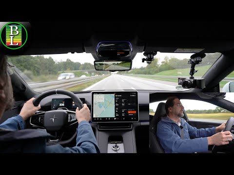 Видео: Тест максимальной скорости Polestar 4 DM | 544 л.с.: производительность, разгон и расход топлива